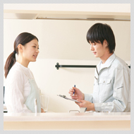 故障個所の調査を行い、修理前にお見積りします